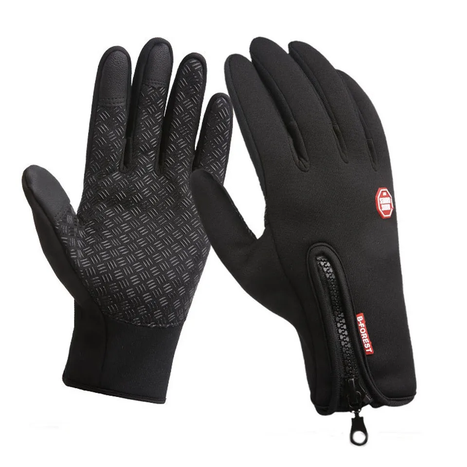 

Waterproof Winter Cycling Warm Gloves Snowboard Gloves Motorcycle Riding Winter Touch Screen Windstopper Men Glove