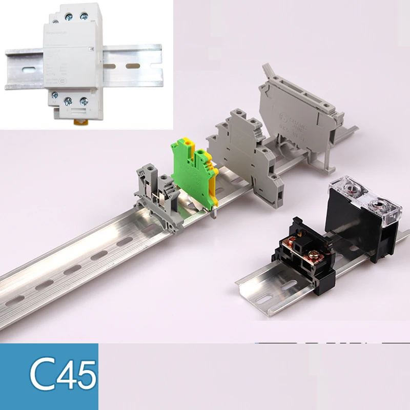Алюминиевые клеммные колодки 35 мм x 7 5 C45 DZ47 Din|block phone|rail terminal blockrail pic |