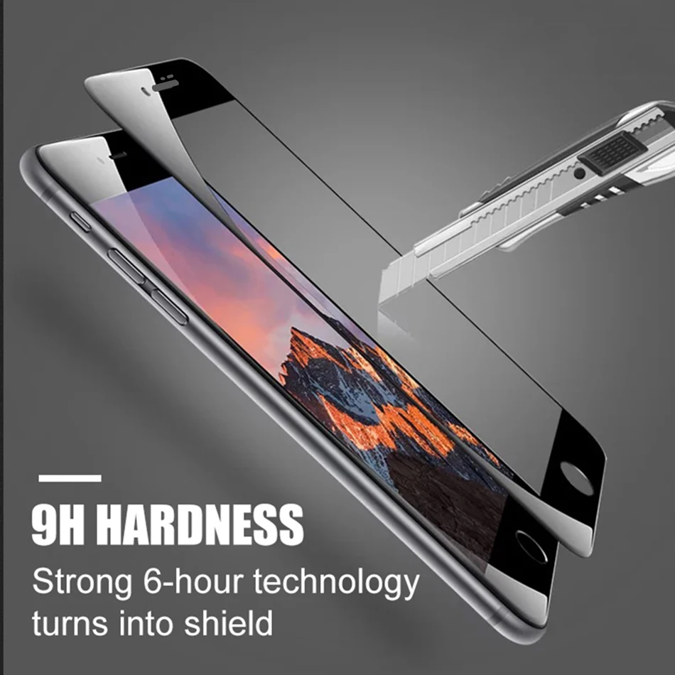 Защитное стекло Artisome 5D с изогнутыми краями для iPhone 8 7 закаленное 6 6s Plus |