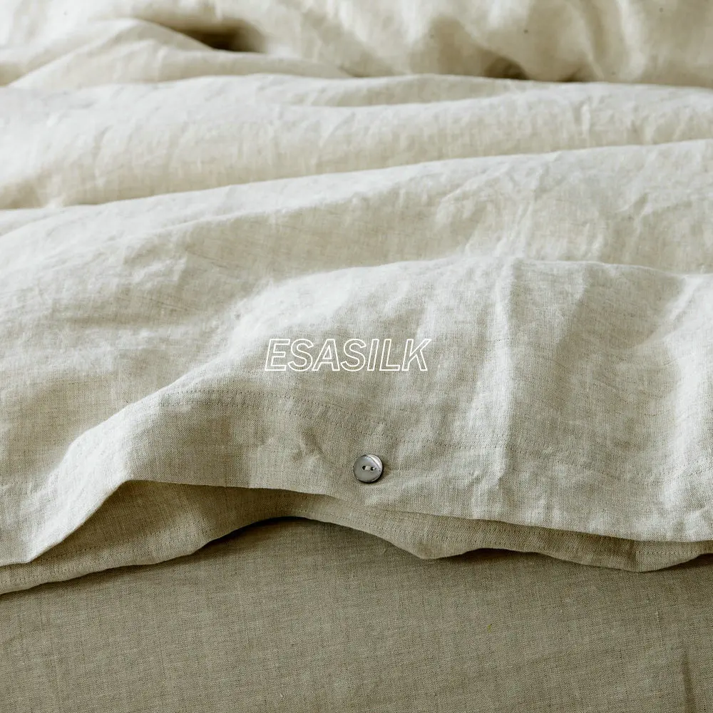 Льняное постельное белье 100% французское пододеяльник комплекты постельного