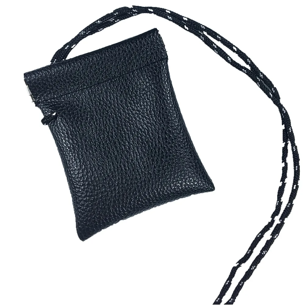 Винтажный однотонный Кошелек из искусственной кожи с ремешком для монет