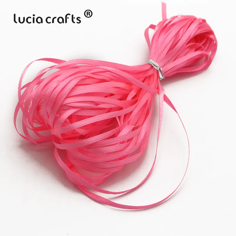 Lucia Crafts 3 мм рождественские атласные ленты для упаковки одежды отделочная лента