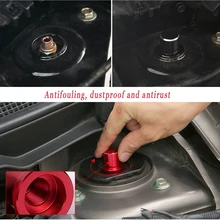 Амортизатор винт алюминиевый сплав крышка Защитная Гайка Крышка для Nissan Qashqai X-TRAIL ROGUE Mazda ATENZA CX-5 ASX стайлинга автомобилей