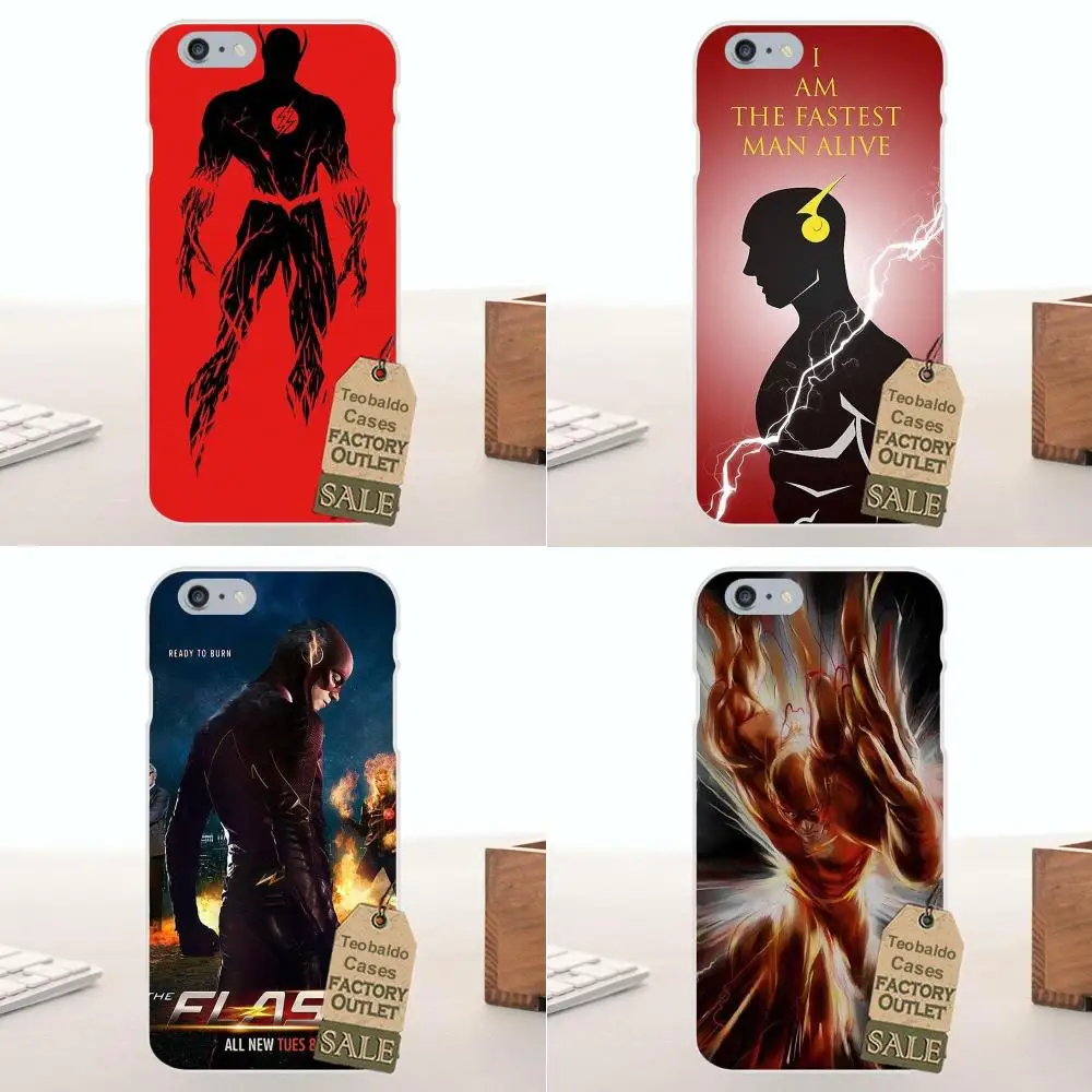 Флэш телевизор Barry Allen Superheroe мягкий чехол для мобильного телефона Apple iPhone 4 4S 5 5C SE 6