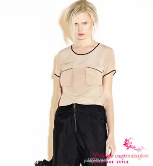Free shipping New 2014 Spring european style retro sweet Chiffon women shirt blouses &amp shirts for |