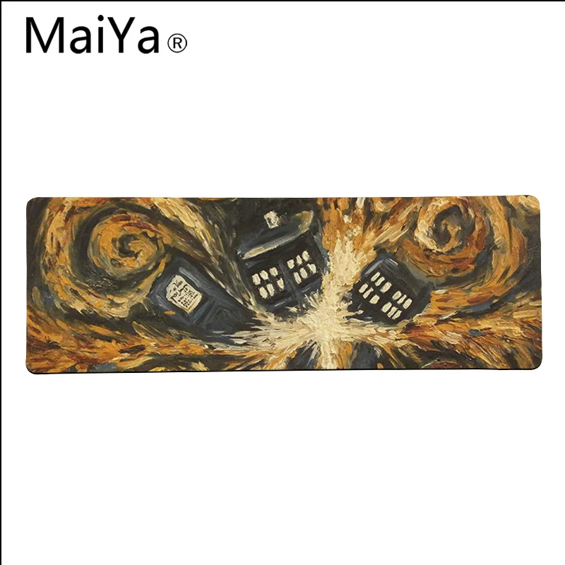 Maiya высокое качество Doctor Who Phone Box DIY дизайн игровой с узором коврик для мыши
