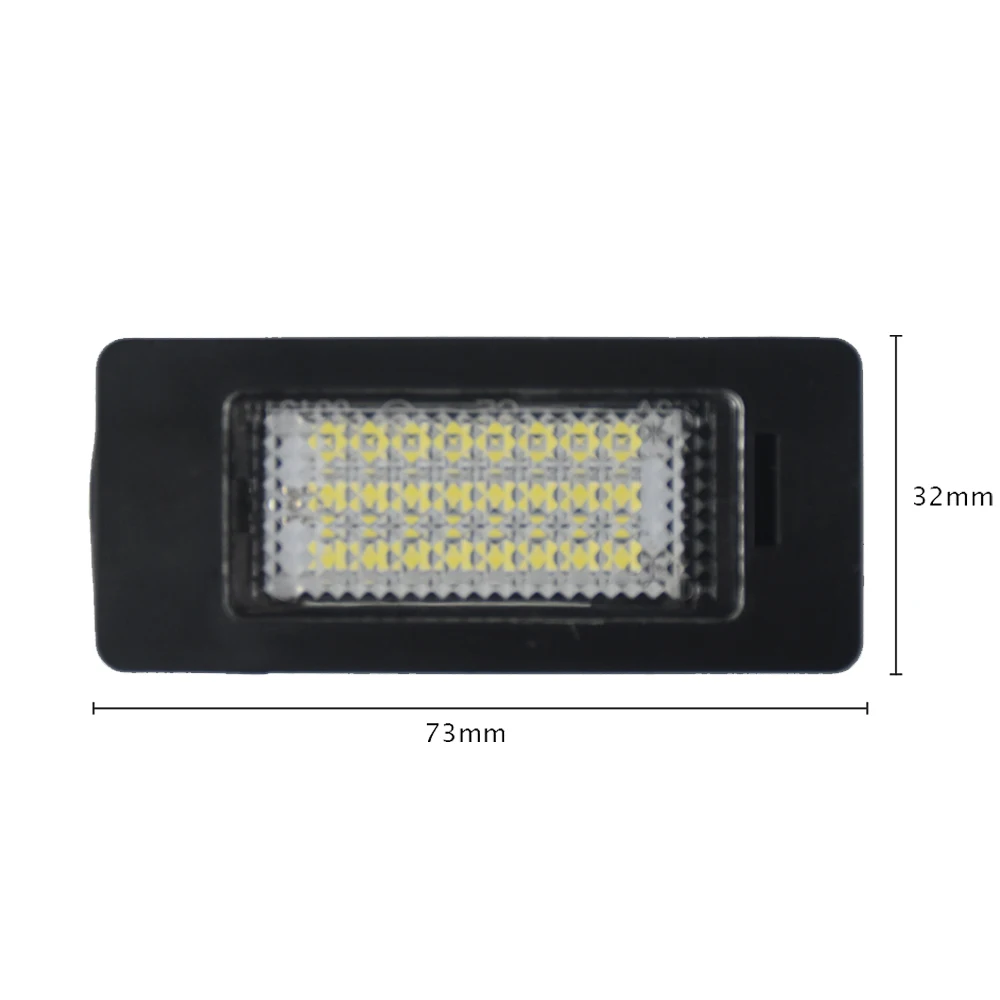 Автомобильный светодиодный светильник для номерного знака 2 шт. 12 В белый 6000K BMW E39