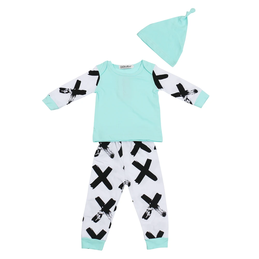 Комплект одежды для новорожденных из 2 предметов футболка и штаны с длинным