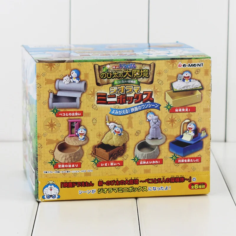 6pcs/set Doraemon PVC Toys Action Figure Brinquedos Collectible Mini Model For Children 3.5-6.5cm Q Version | Игрушки и хобби