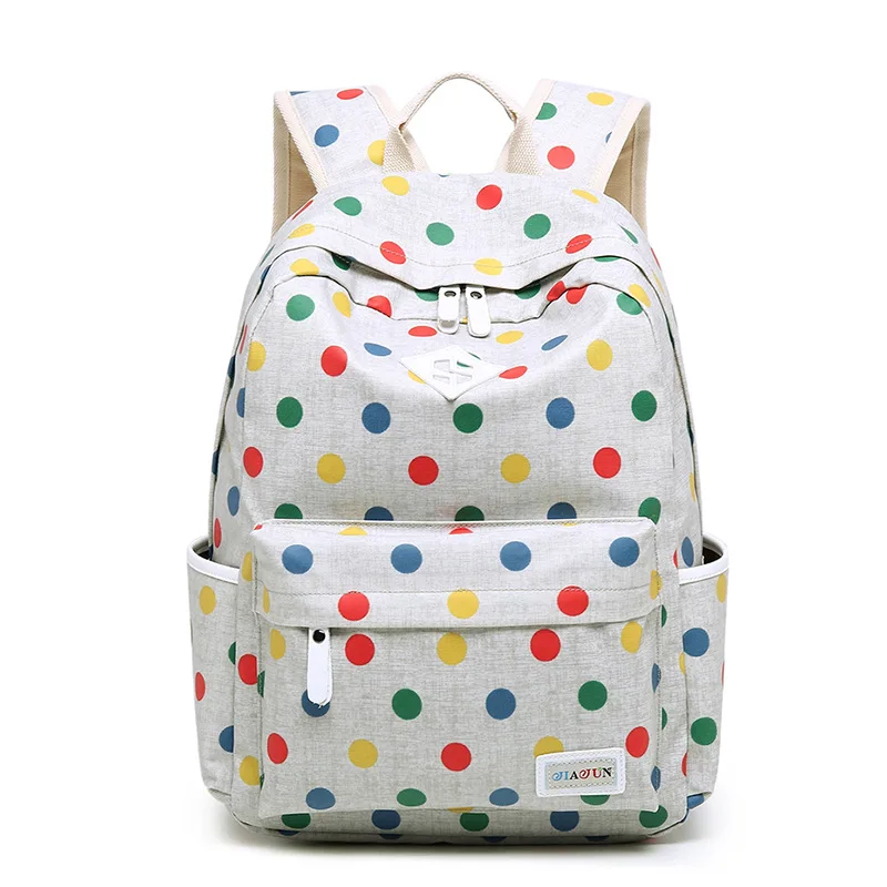 Лучший милый рюкзак в горошек высококачественные розовые милые рюкзаки школьные