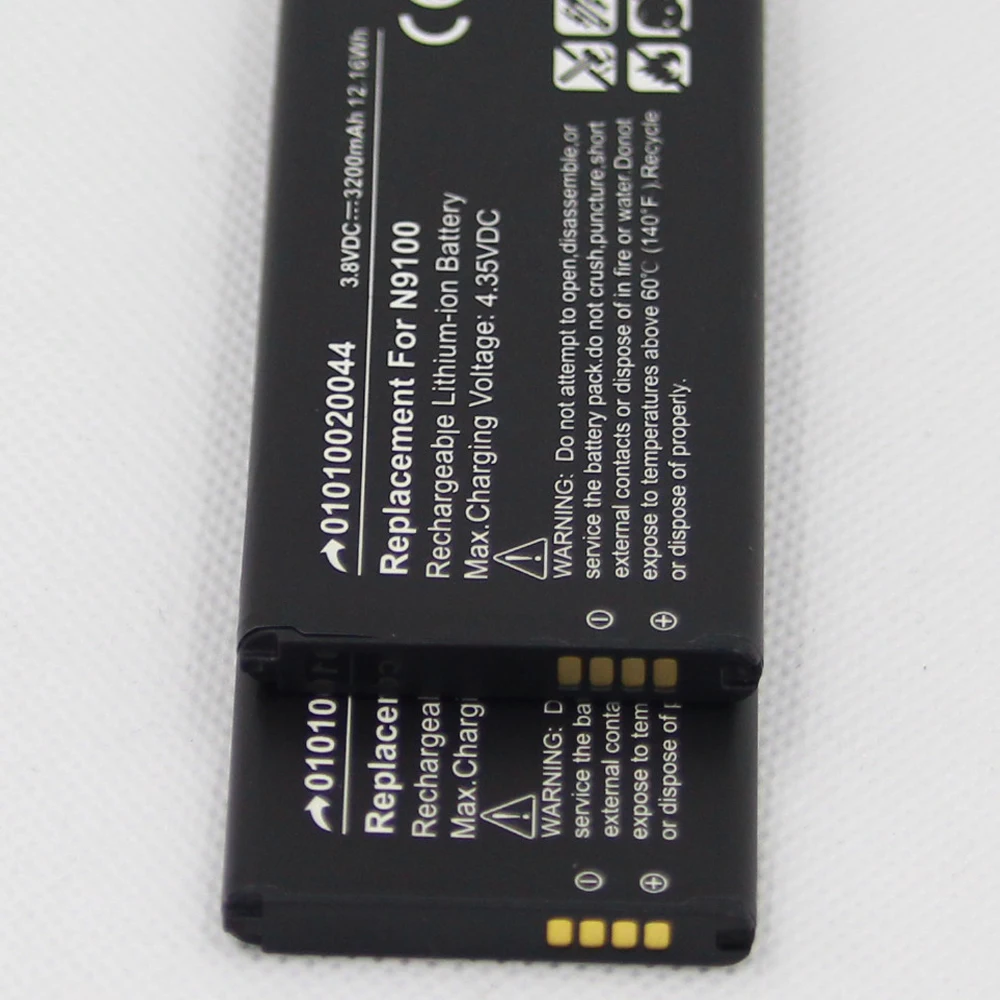 Сменный аккумулятор N9100 10 шт./лот 3200 мАч для Samsung Galaxy NOTE 4 N9106W N9108V N9109V 4|Аккумуляторы
