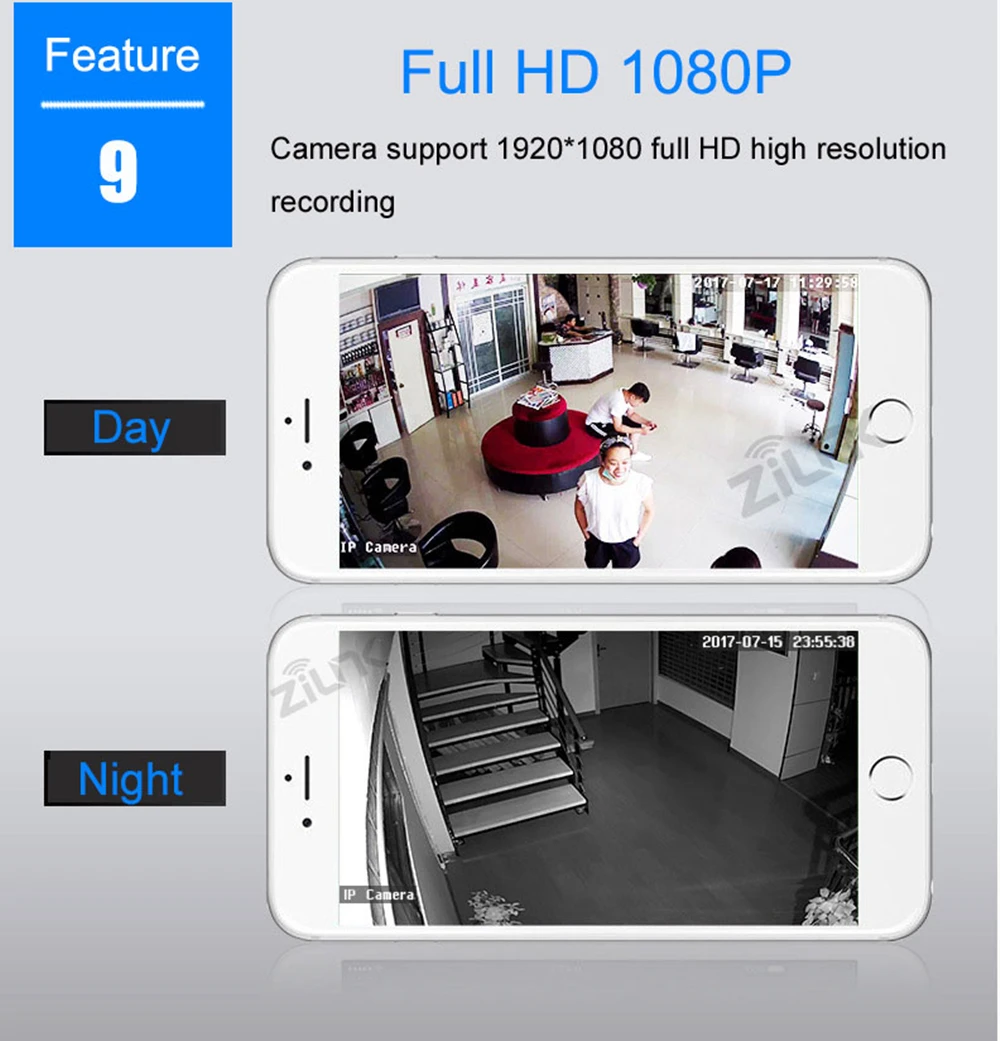 ZILNK IP камера 1080P HD уличная скоростная купольная камера PTZ 5X Zoom Беспроводная Wifi сеть Onvif P2P 2.0MP CCTV камера безопасности