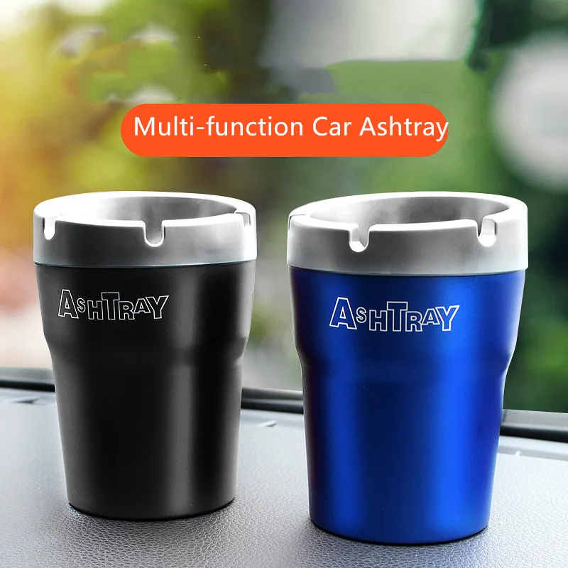 Алюминиевая автомобильная пепельница многофункциональная подарки|Пепельница в