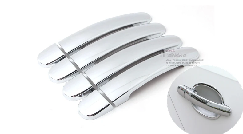 

FUNDUOO For VW Jetta 2012-2014 Polo 2010-2018 Tiguan 2009-2014 New ABS Chrome Door Handle Covers trim