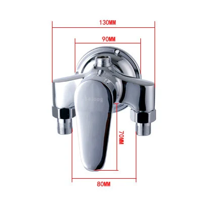 

Houmaid Brathroom Hot And Cold Water Copper Shower Faucet Mixer Brass Single Handle Dual Control Mixing Valve Bathtub Faucet