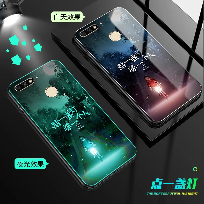 13 Чехол из закаленного стекла SemgCeKen для huawei honor 7a pro 7x 7c 8 8x max 9 10 lite 9i v10, Роскошный Жесткий чехол для телефона etui - Цвет: 13