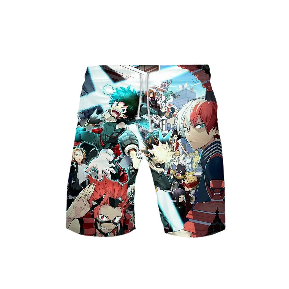 

My Hero Academia 3D Printed Beach Shorts Men Fashion Streetwear Shorts Hot Sale 2019 Harajuku Trendy Summer Wear