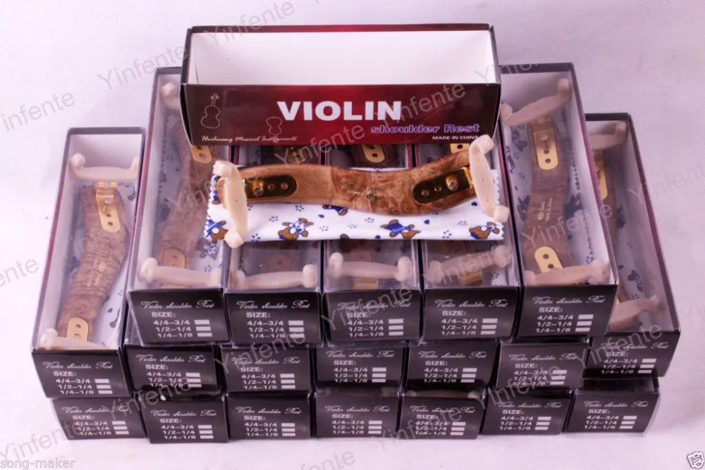 2 шт. Скрипка для отдыха через плечо птица глаз клен дерево 4/4 прочные VIoin