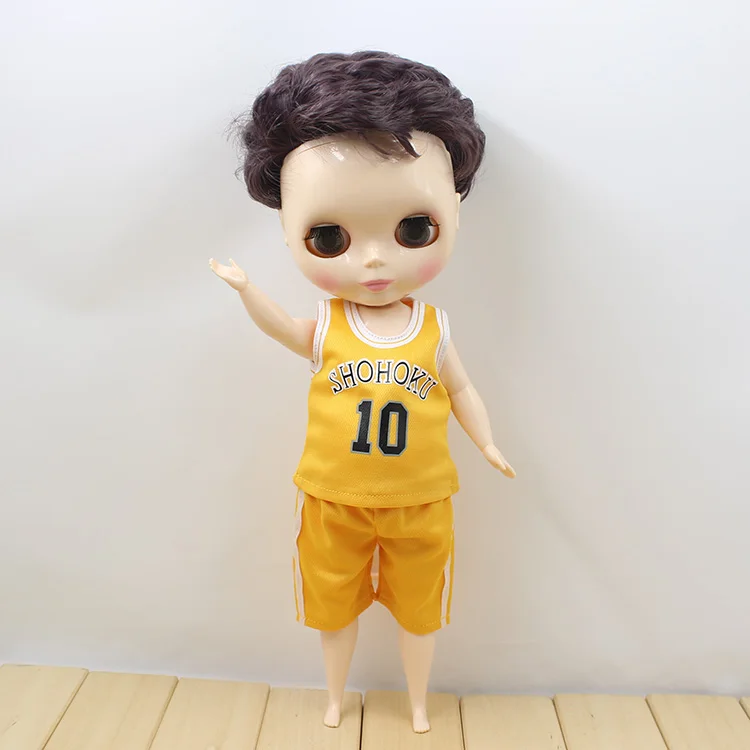 Наряды для кукол Blyth баскетбольная форма SHOHOKU плаванья|blythe factory|factory blythefortune days |