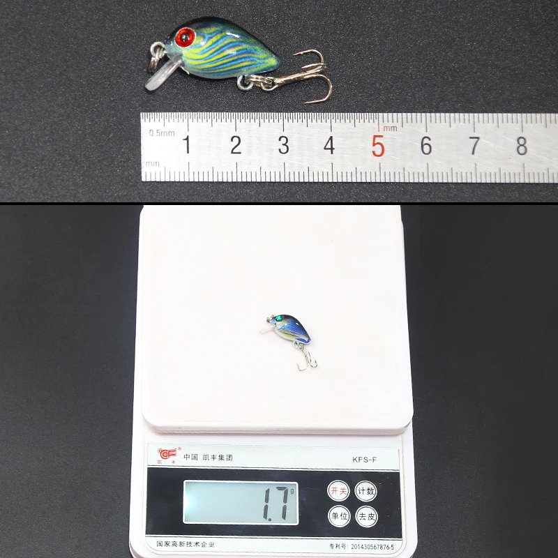 SEAPESCA мини Crazy Crankbait рыболовная приманка 3 см 1 7 г плавающая Topwater Воблеры