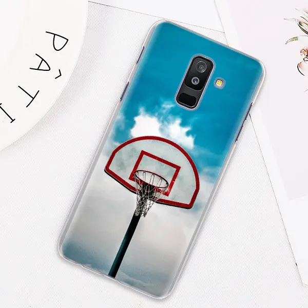 05 Пространство баскетбольный Бросок в кольцо чехол для samsung Galaxy J4 J6 плюс J3 J5 J6 J7 J8 C2 Core J5 J7 премьер Футляр для телефона - Цвет: 05