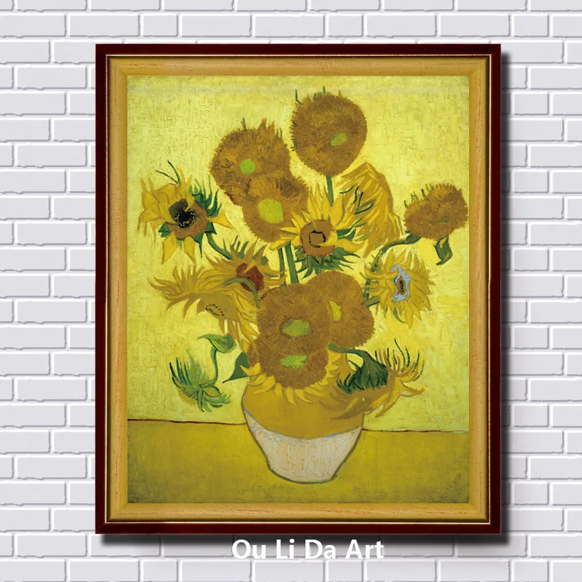 Картина на холсте Подсолнух без рамки|oil painting|canvas printsprint on canvas |