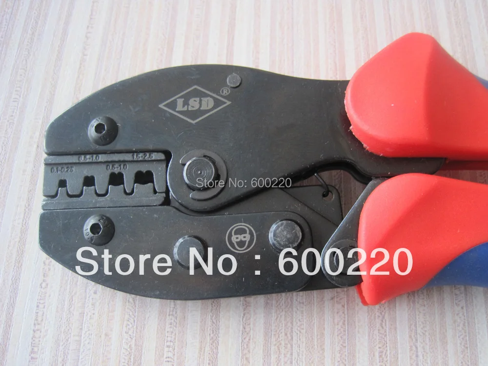 Трещотка обжимной инструмент обжимные открытые баррель клеммы 0 1-2 5 мм2