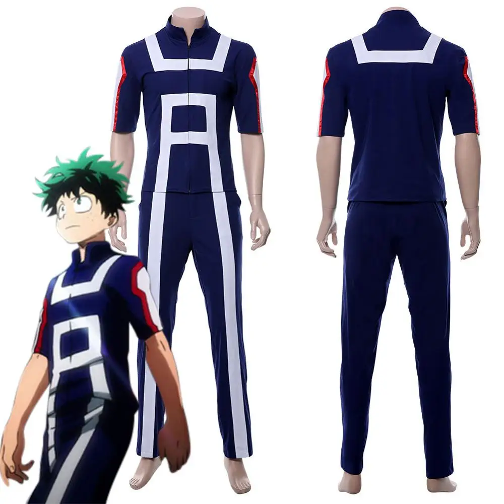

Костюм для косплея Boku no Hero Bakugou Katsuki/Iida Tenya/Todoroki Shouto/Izuku Midoriya, спортивная одежда моя геройская академия, Топы + штаны