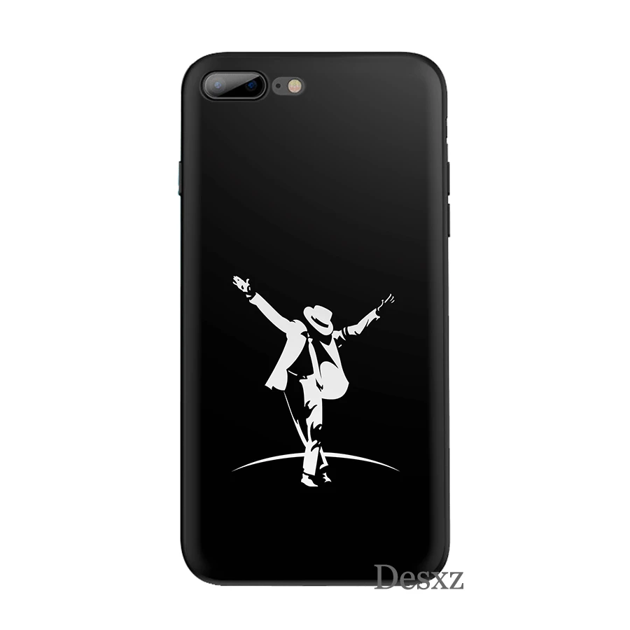 Силиконовый ТПУ чехол для телефона Майкл Джексон для iPhone 11 Pro X XS Max XR iPhone 6 6s 7 8 Plus 5 5S SE защитный чехол