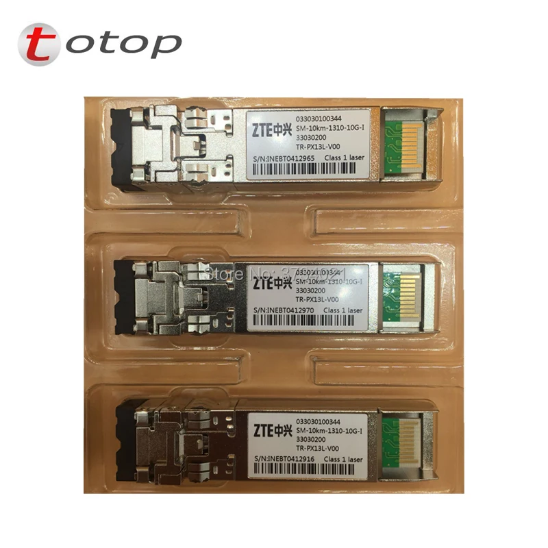 original ZTE SFP TR-PX13L-V00 Uplink Module SM-10km-1310-10G-I Single Mode transceiver Use For C320 C300 OLT | Мобильные телефоны и