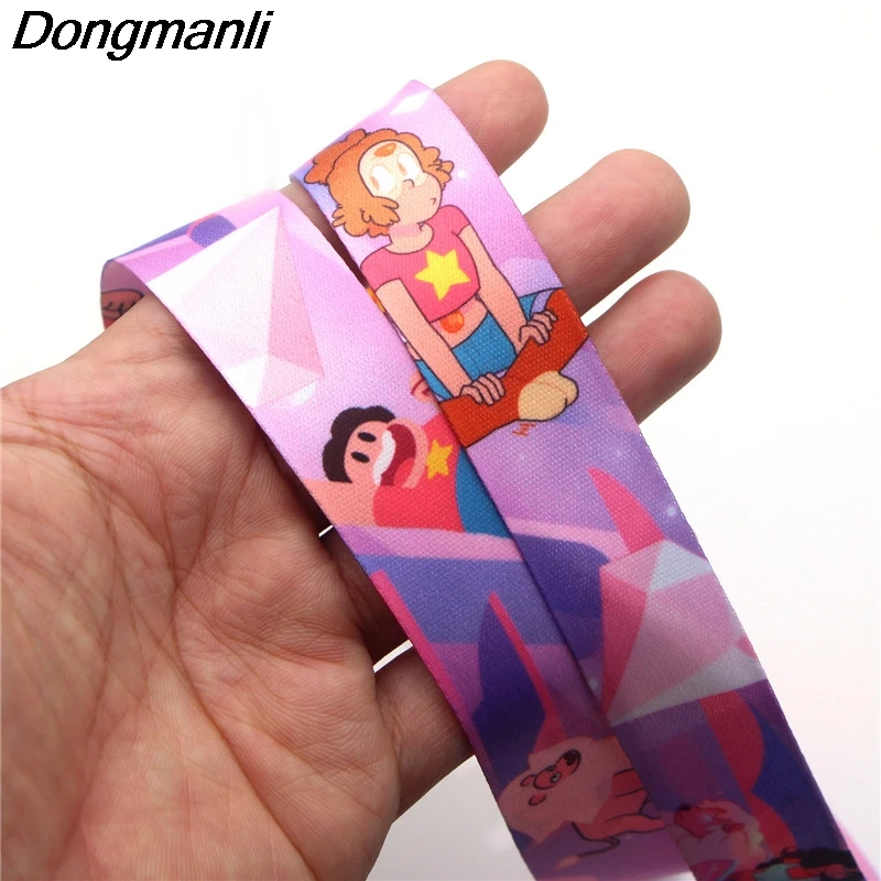 P3494 Dongmanli Steven Universe брелок Lanyards Id бейдж держатель ID карты Пропуск Тренажерный зал мобильный телефон USB бейдж держатель ключевой ремень