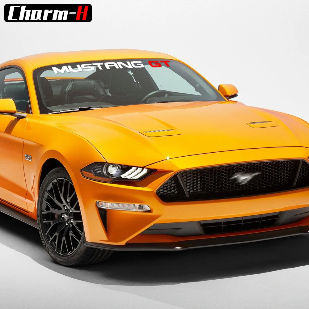 Наклейка на лобовое стекло Виниловая наклейка для Ford Mustang GT аксессуары