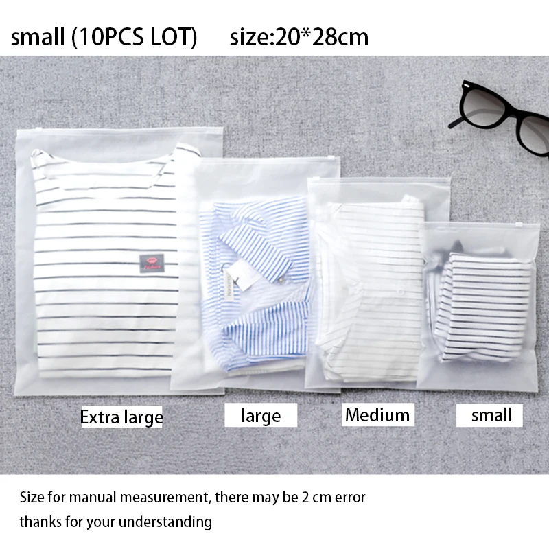 Brief Translucent Matte Woman Outdoor Travel Waterproof Sealed Underwear Storage Bag EVA Material Damp-proof Clothing Shoes Bags | Дом и сад
