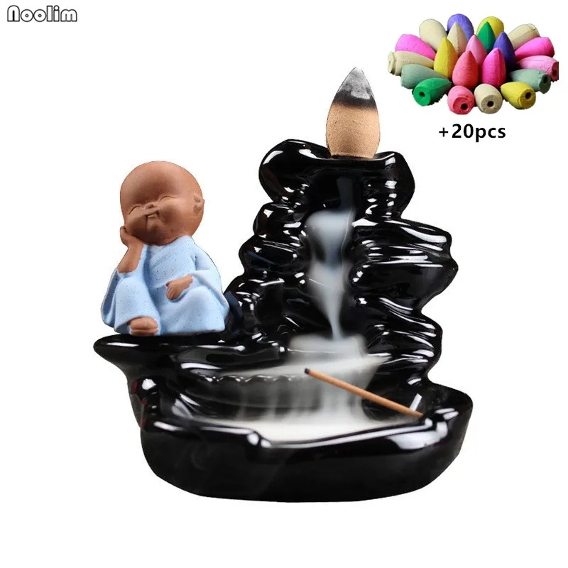 Поджигатель для благовоний Little Monk Backflow домашний Декор дома офиса керамический