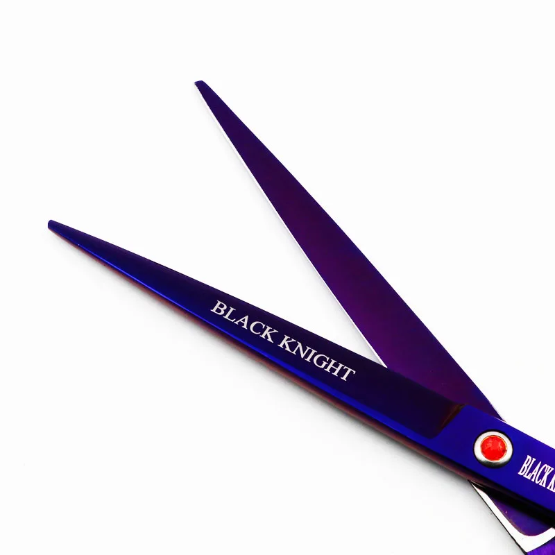 Черные рыцарские профессиональные 7 дюймовые ножницы для волос Парикмахерские