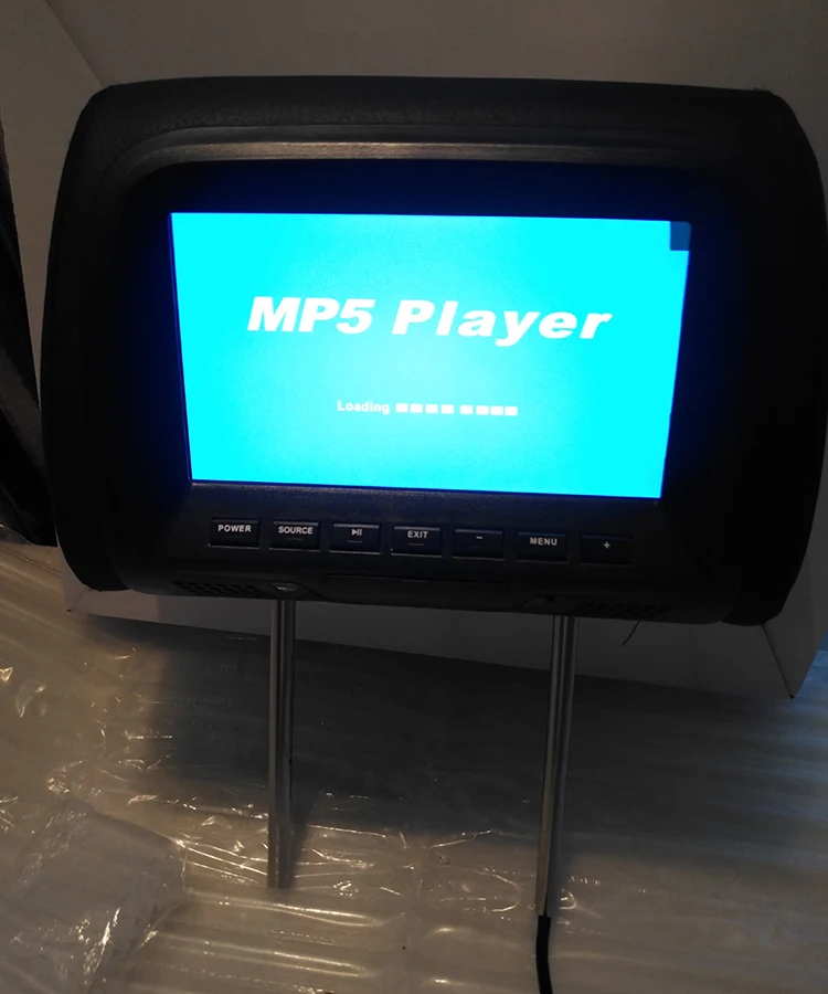 2 шт. подголовник с монитором с USB/SD/FM передатчиком mp5 tv для автомобильного подголовника 800x480 Автомобильный дисплей монитор Автомобильные колонки ТВ Авто