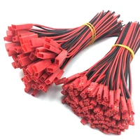 20 pairs jst 2 54mm pitch 2p connector plug cable malefemale 10cm15cm long 22awg for rc battery