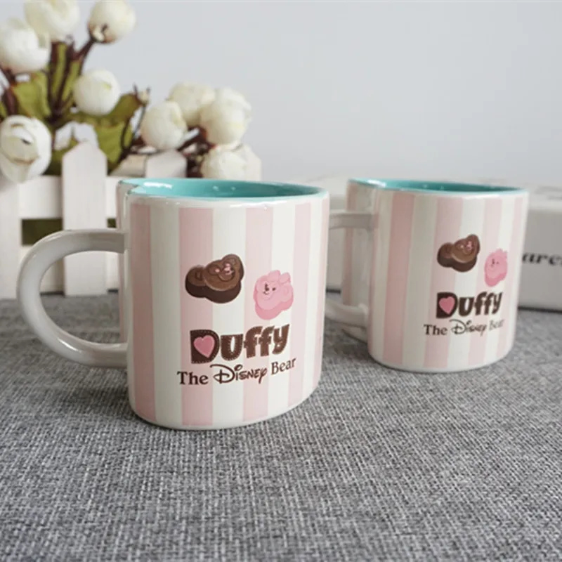 Бесплатная доставка Duffy Медвежонок кружки с ручкой креативная керамическая