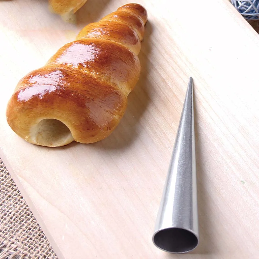 12 шт./компл. DIY Инструменты для выпечки Cannoli Формы Форма круассана из нержавеющей