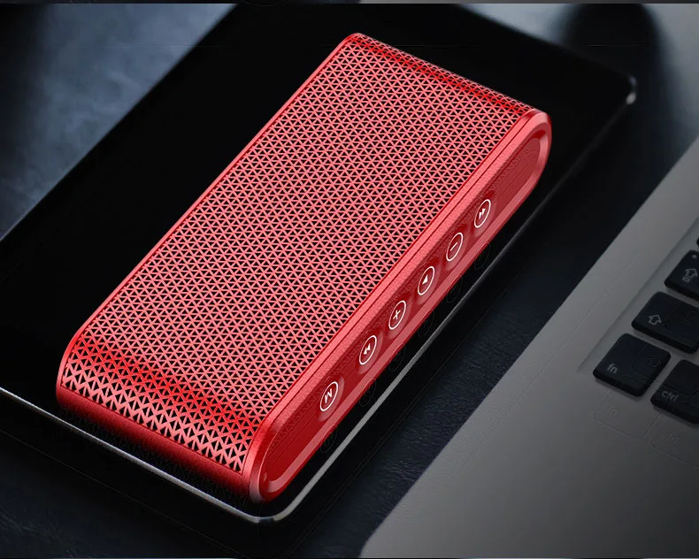 Мини OEM беспроводной сенсорный контроль bluetooth динамик портативный - Цвет: Красный