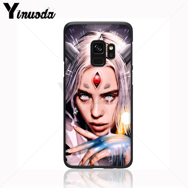 Yinuoda Billie Eilish 13 девушка сделай сам роскошный высокий протектор на конце телефона