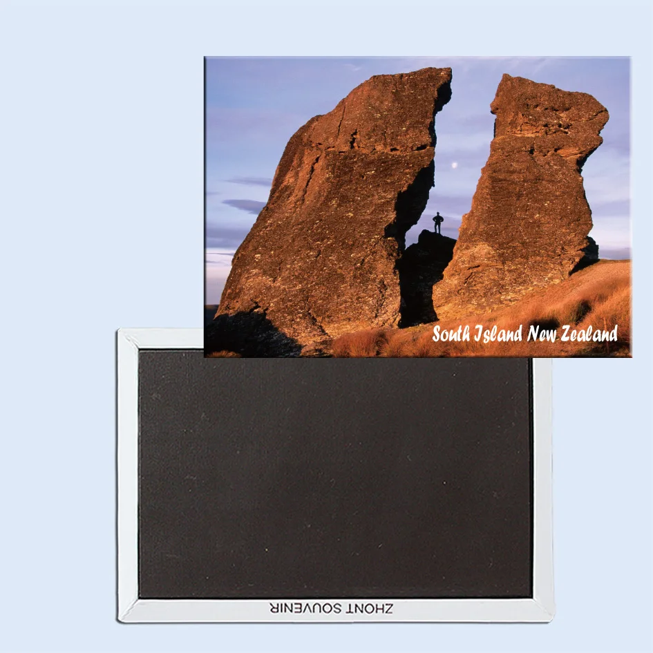 Дорожные магниты для холодильника 78*54 мм подстанские горы южный остров Новая