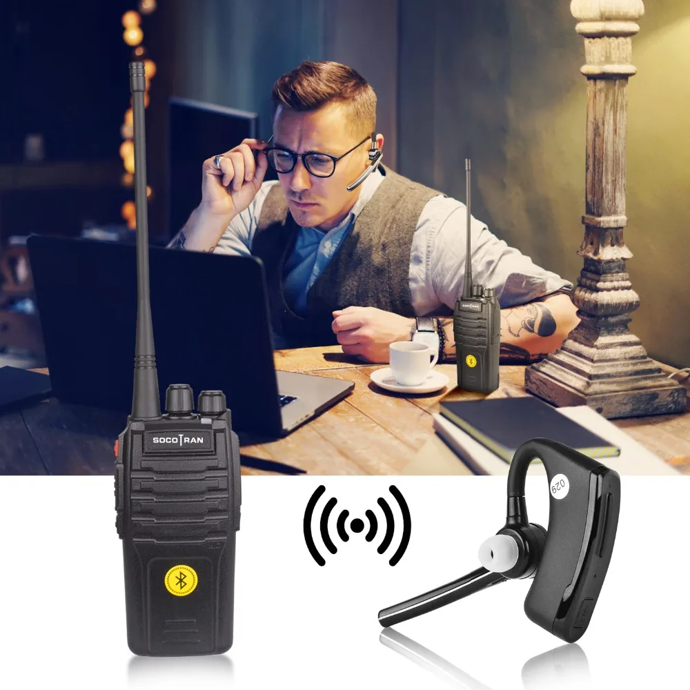 Портативная рация Bluetooth 5 Вт UHF 400 480 МГц встроенный модуль Портативное