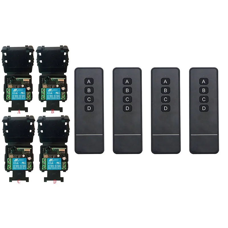 DC 12V 24V 1 CH каналы 1CH RF беспроводной пульт дистанционного управления Система