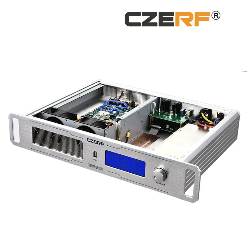 

Бесплатная доставка беспроводной FM-передатчик USB CZERF 400 Вт 110 В 2U box 87,5 ~ 108 МГц Регулируемый