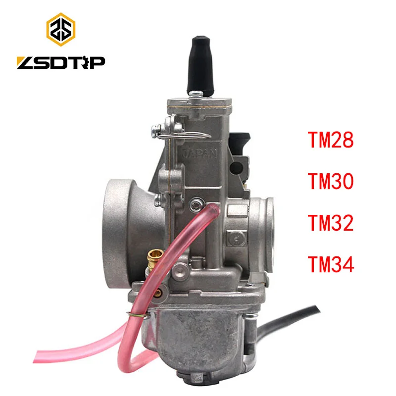 ZSDTRP карбюратор для Mikuni TM28 TM30 TM34 TM32 плоский смузи Carb TM34-2 Honda 250 CR250 Kawasaki KX125 150 |