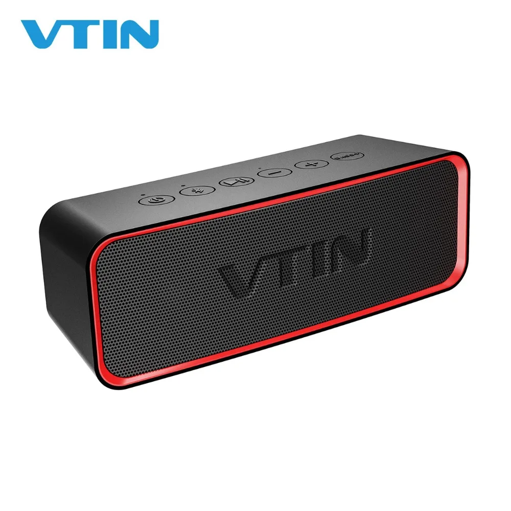 VTIN R2 портативный водонепроницаемый открытый динамик беспроводной Bluetooth динамик супер бас стерео ультра длительный срок службы батареи с микрофоном