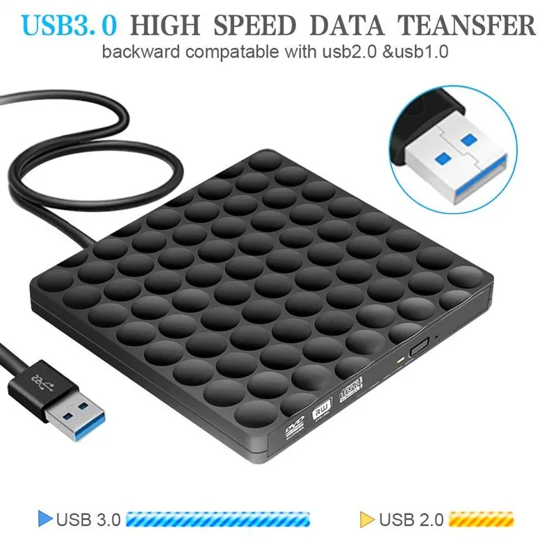 USB 3 0 DVD привод Оптический CD ROM проигрыватель RW горелка для ноутбука компьютера ПК