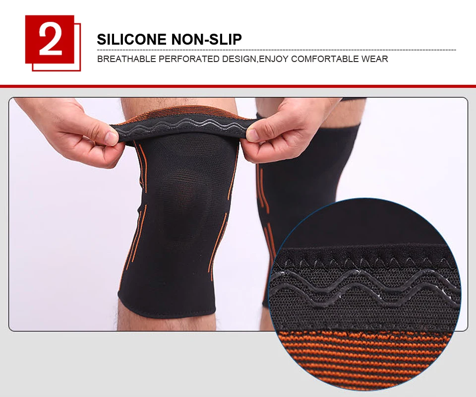 AOLIKES 1 шт. дышащий Elatic Brace Поддержка колена для бега артрит Meniscus Tear Sports суставы наколенники