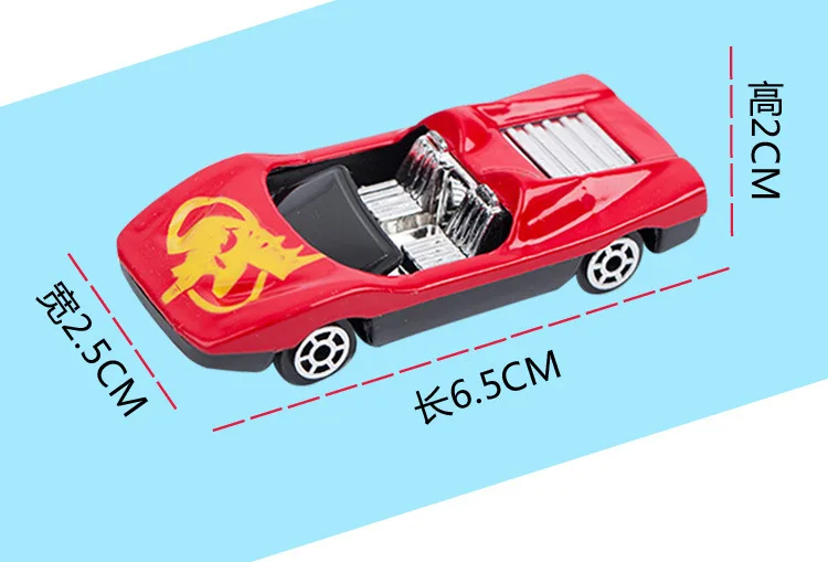 50 шт./компл. автомобильные игрушки спортивный костюм сплава Модель автомобиля небольшая железная Car Тип мини модель автомобиля